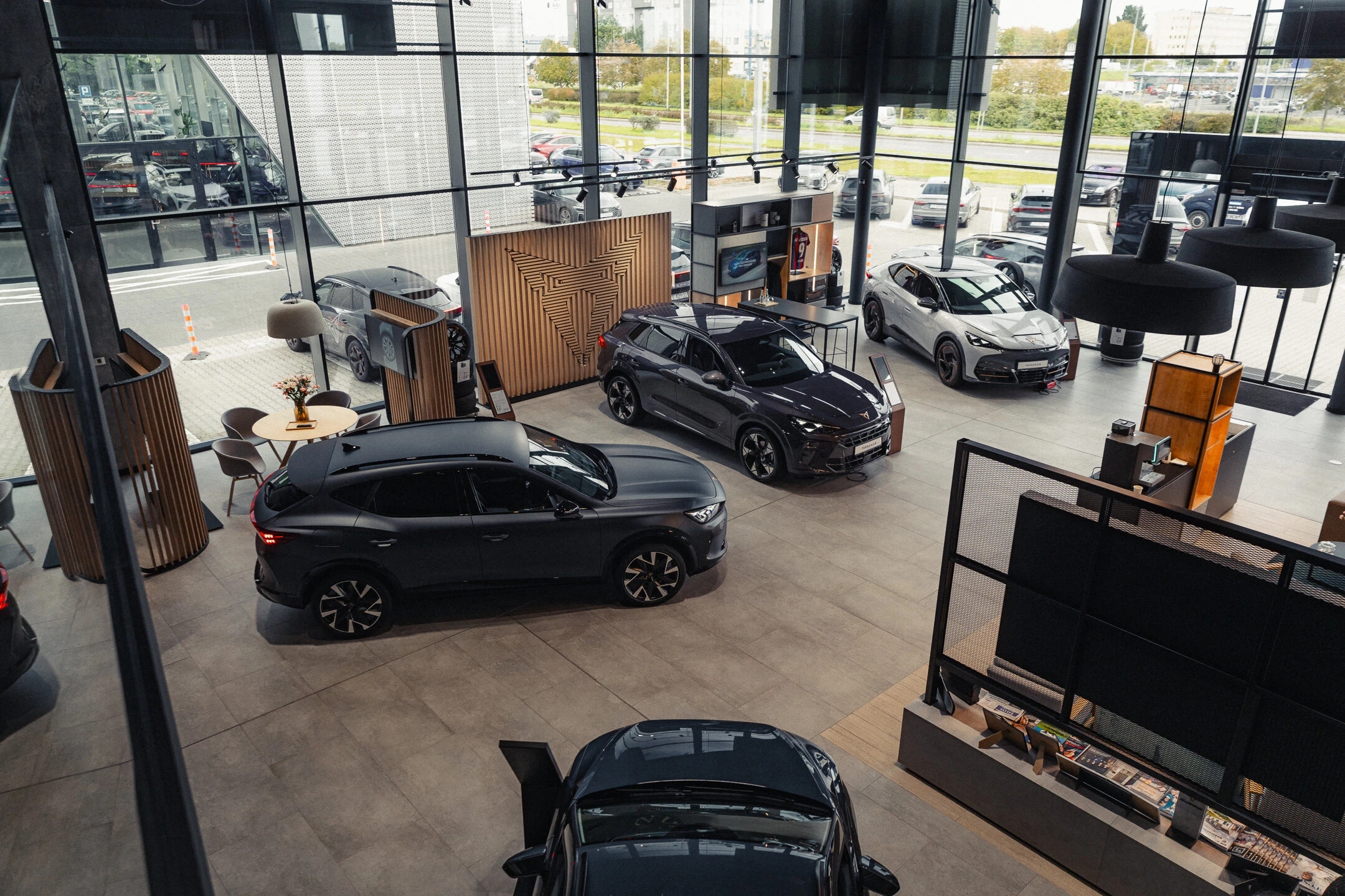 Wnętrze salonu CUPRA Studio Szczecin