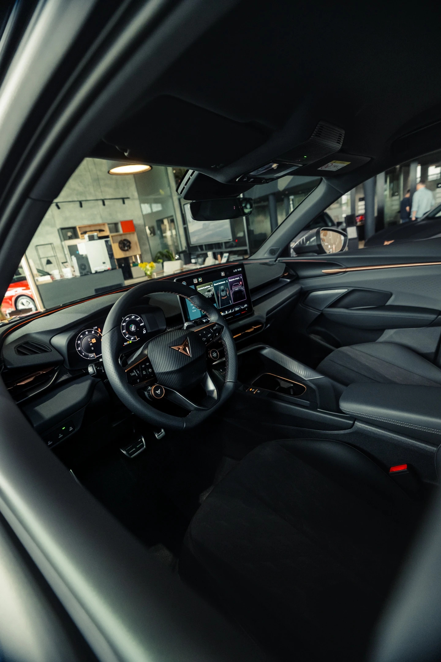 Wnętrze CUPRY Terramar w CUPRA Studio Szczecin