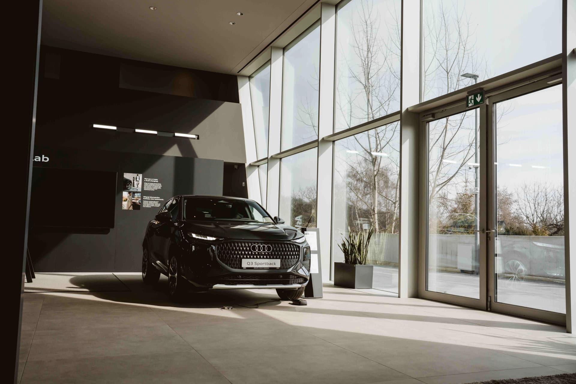 Model Q3 Sportback w salonie