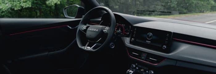 Wnętrze jednego z modelów Skody