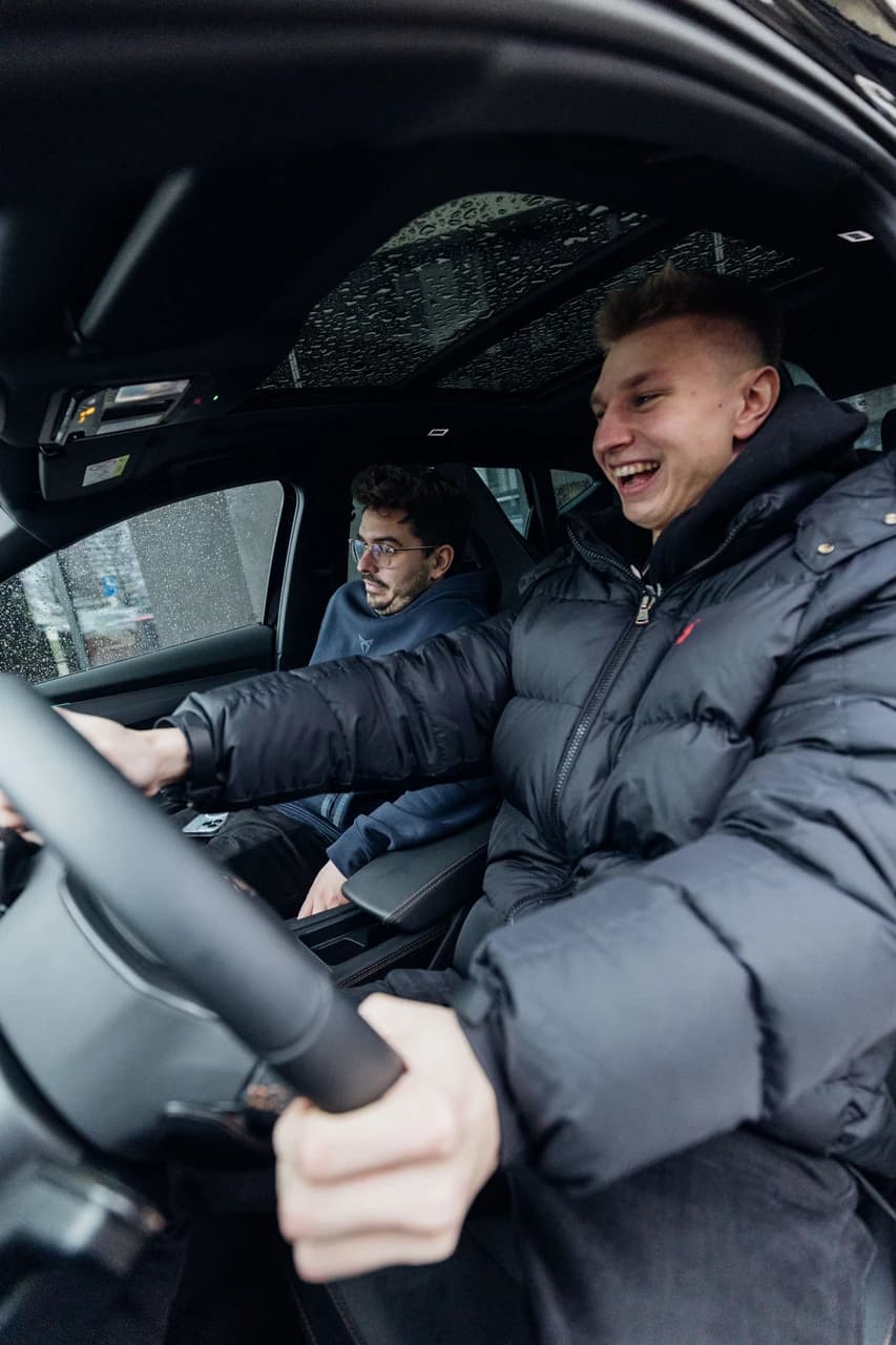 Jazda próbna nową CUPRĄ Formentor z CUPRA Masterem na miejscu pasażera
