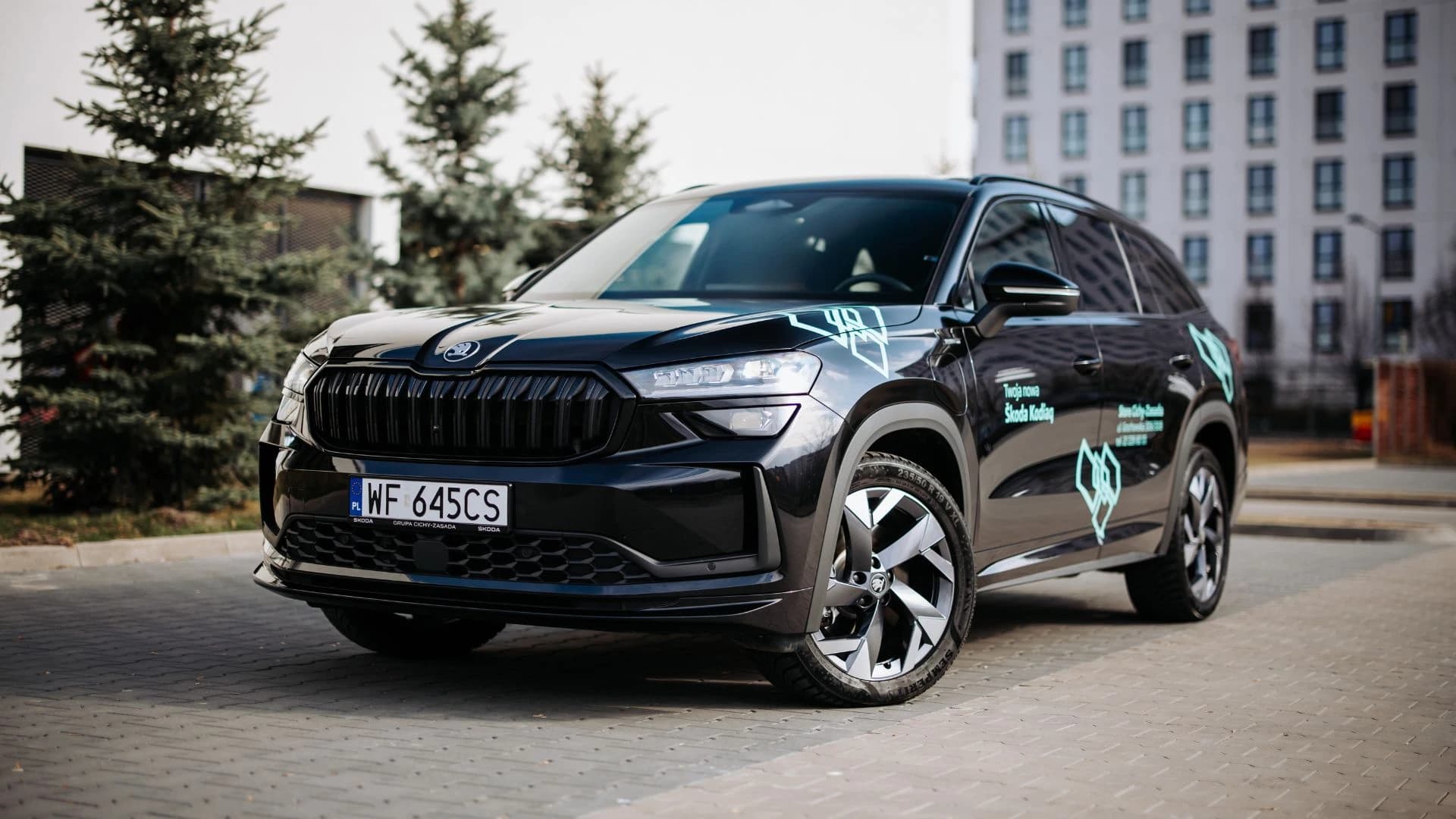 Czarna Skoda Kodiaq