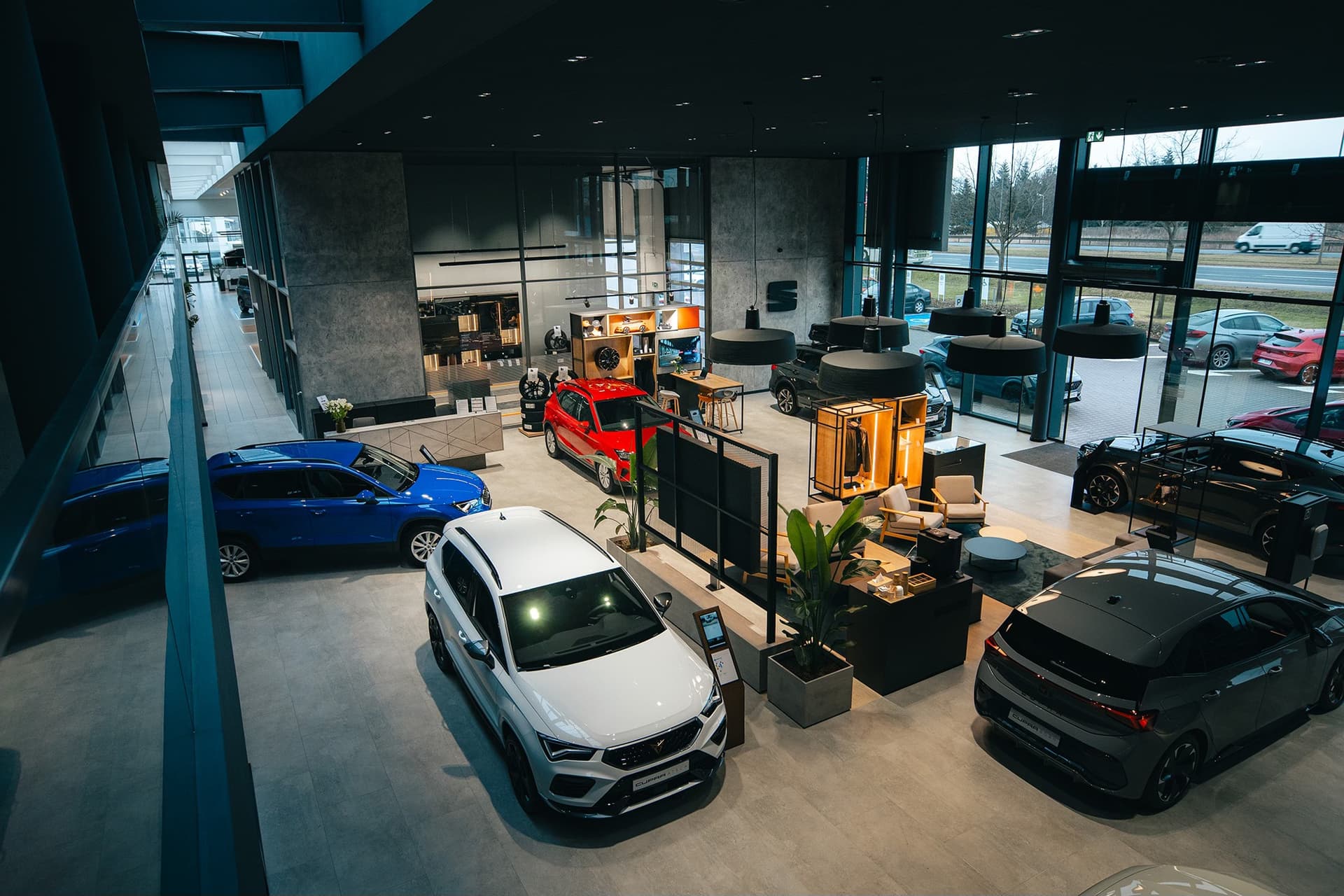 Wnętrze salonu SEAT Poznań Komorniki