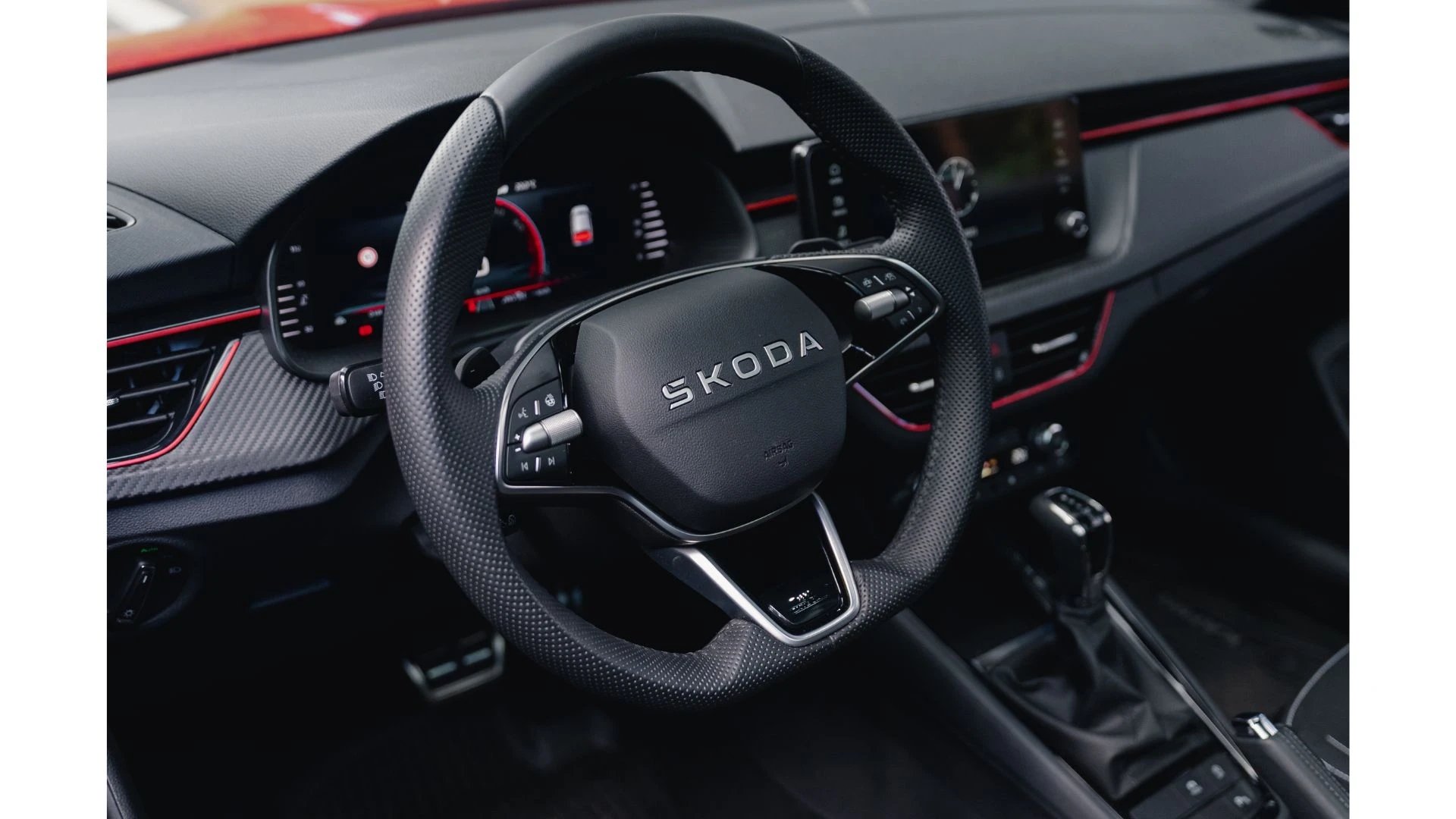 Wnętrze samochodu Skody Kamiq