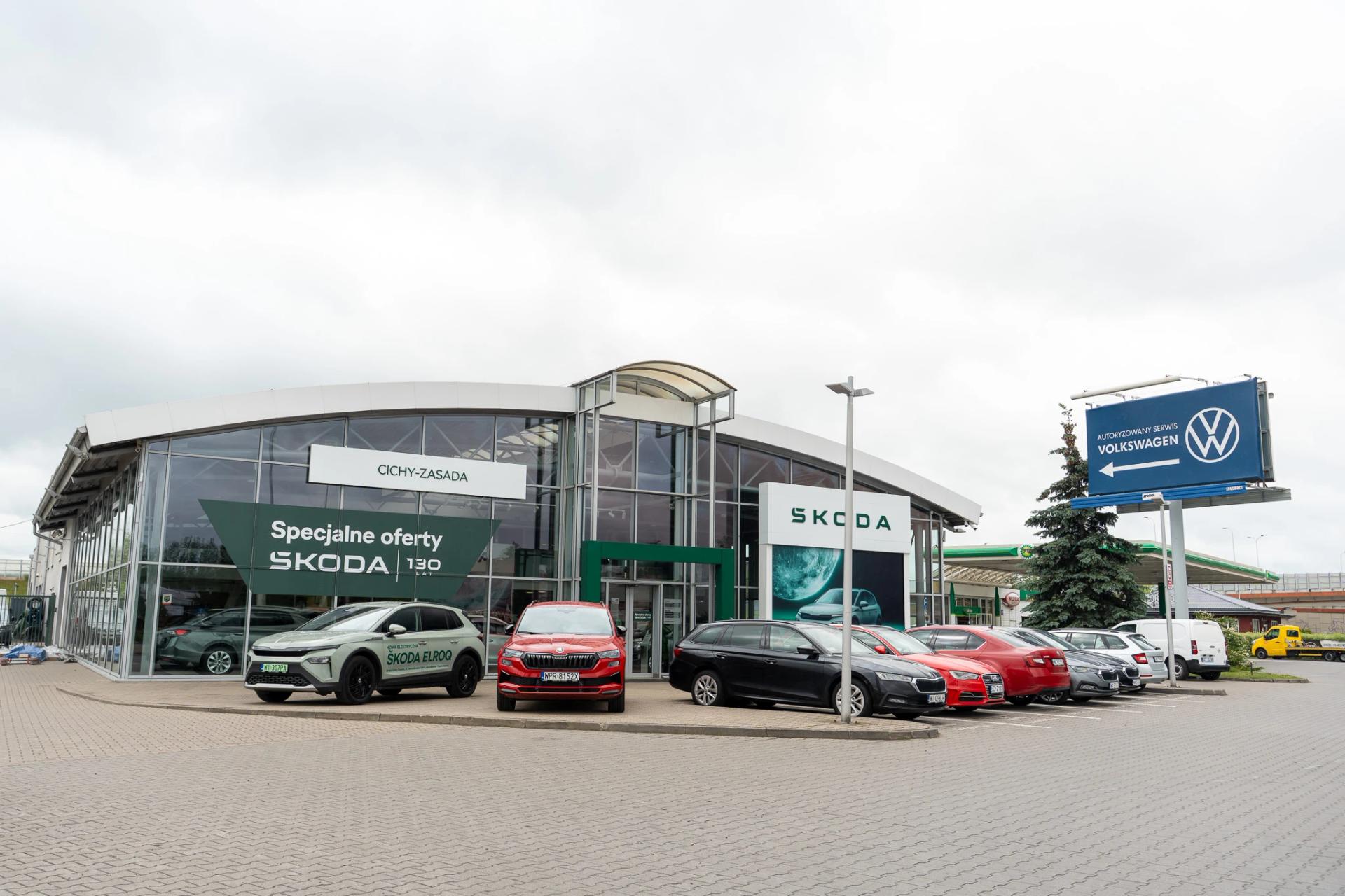 Salon Skody na Alejach Jerozolimskich w Warszawie