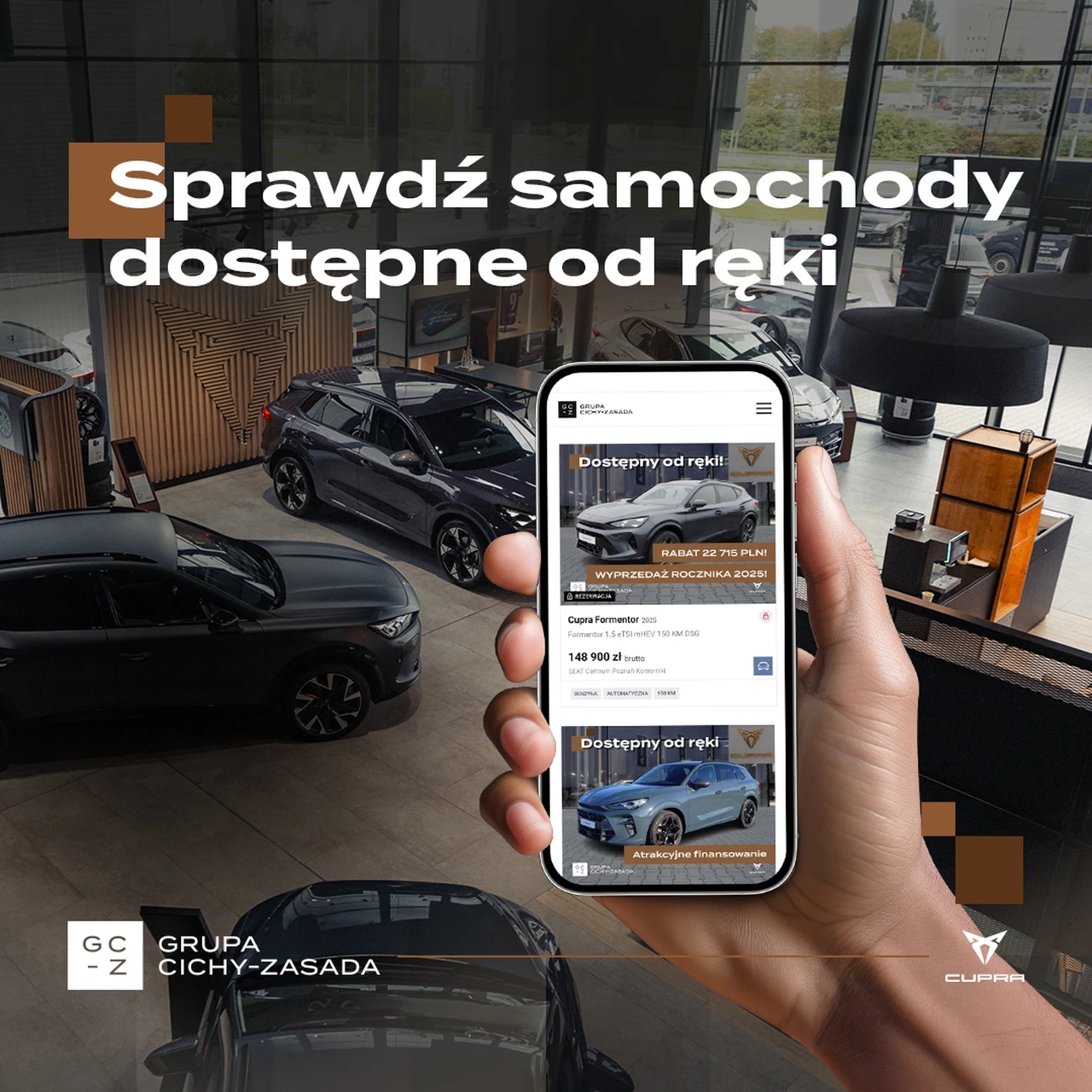 CUPRY dostępne od ręki w CUPRA Studio Warszawa-Praga przy ulicy Ostrobramskiej 76