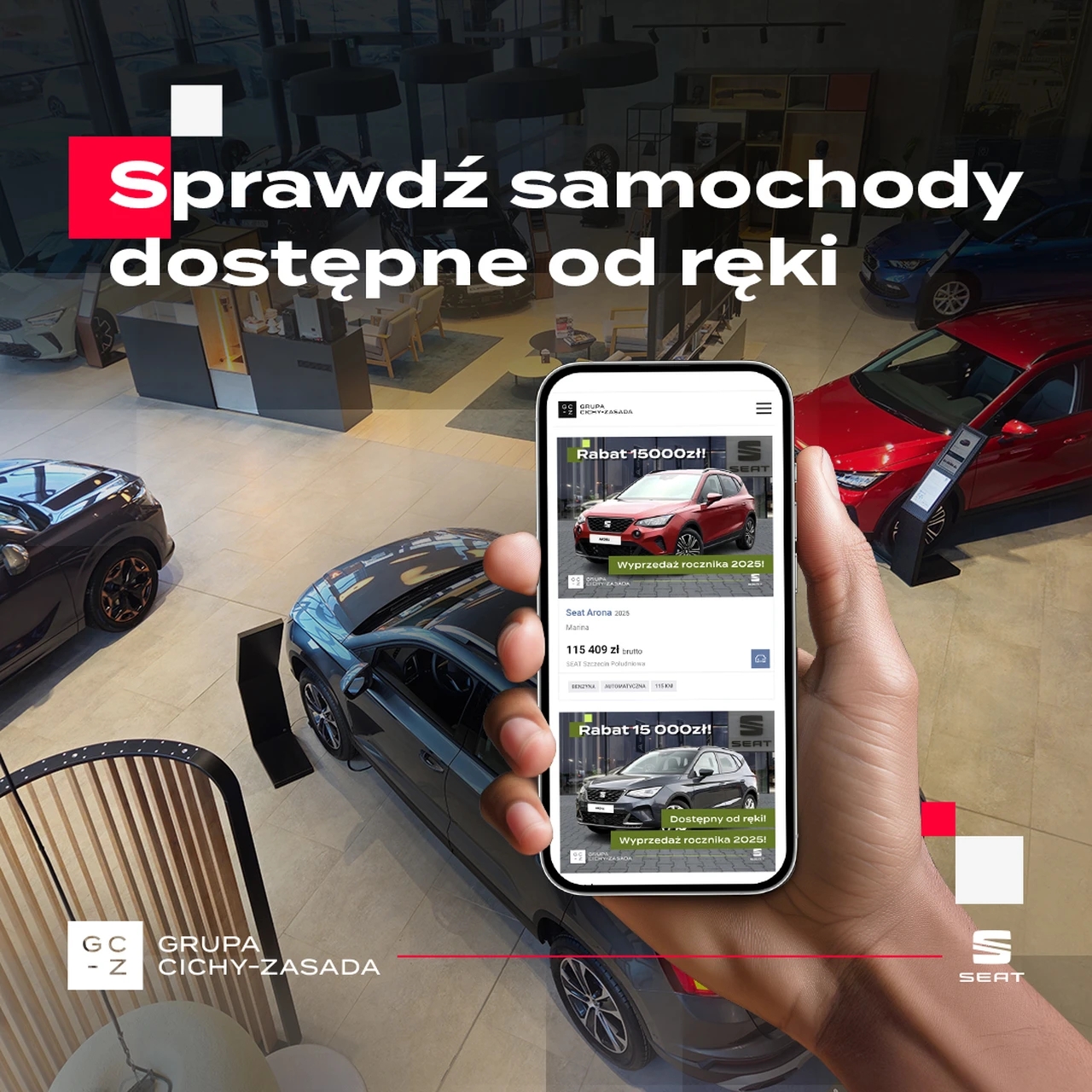 Samochody dostępne od ręki w SEAT Centrum Poznań