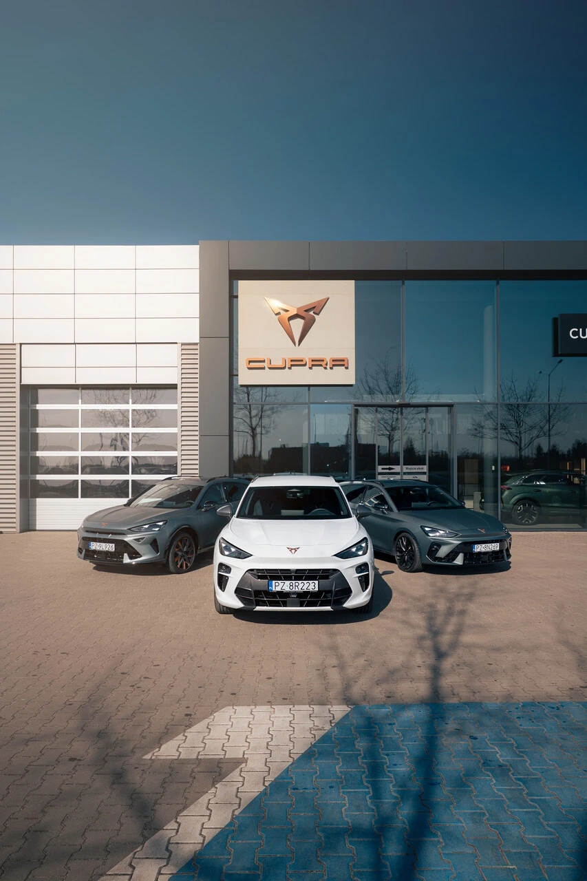Salon CUPRA Poznań Komorniki przy ul. Jadwigi Wajsówny 9