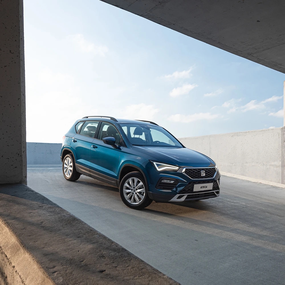 Niebieski SEAT Ateca