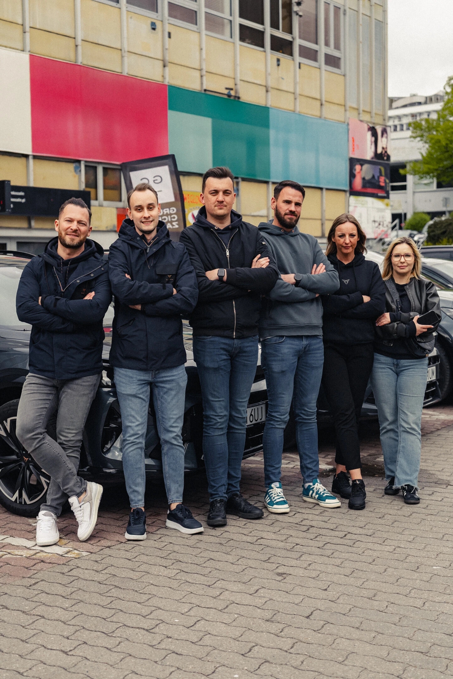 CUPRA Masterzy przed Restauracją Krótka Karta w Koszalinie